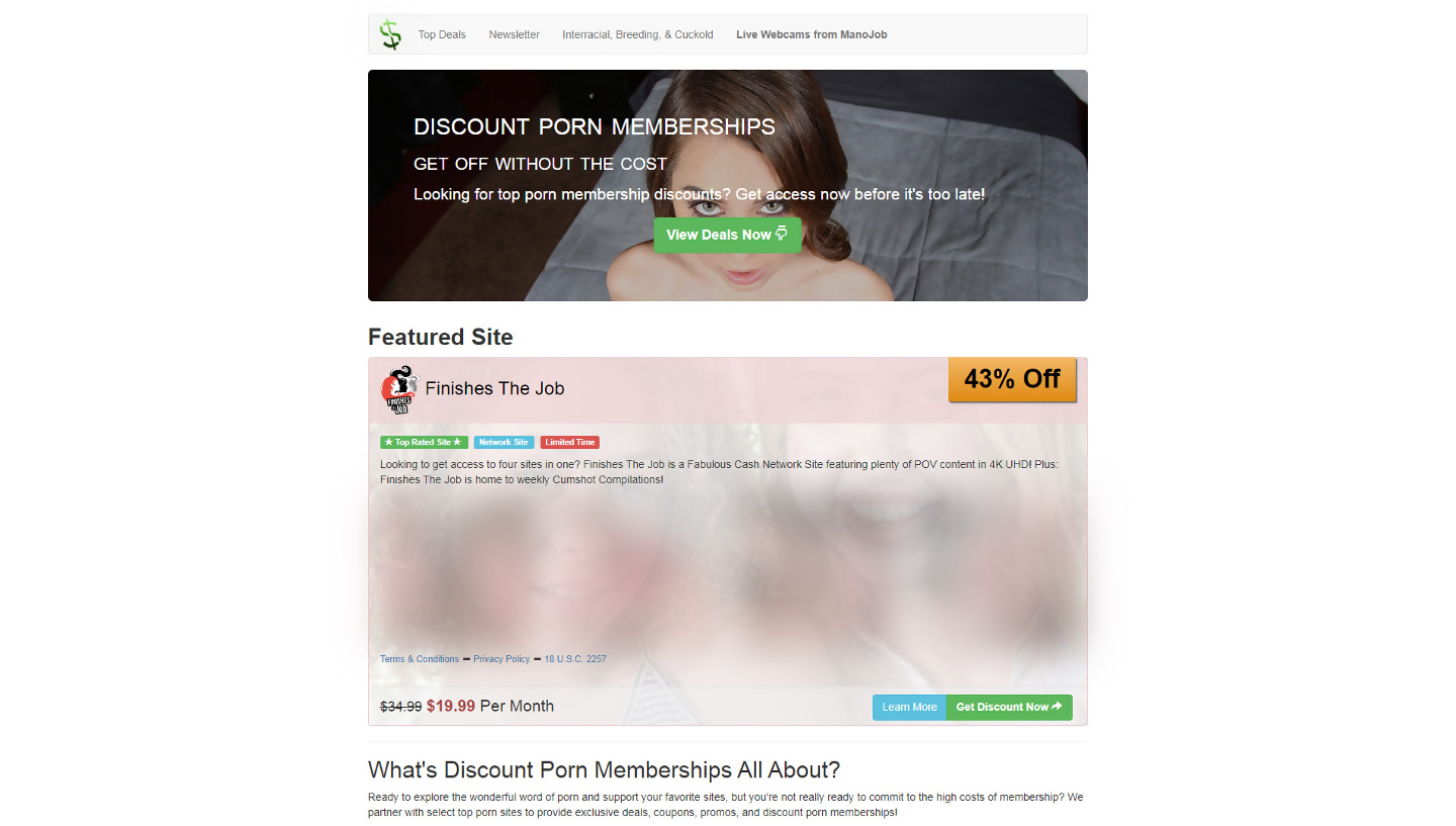 Discount Porn Memberships